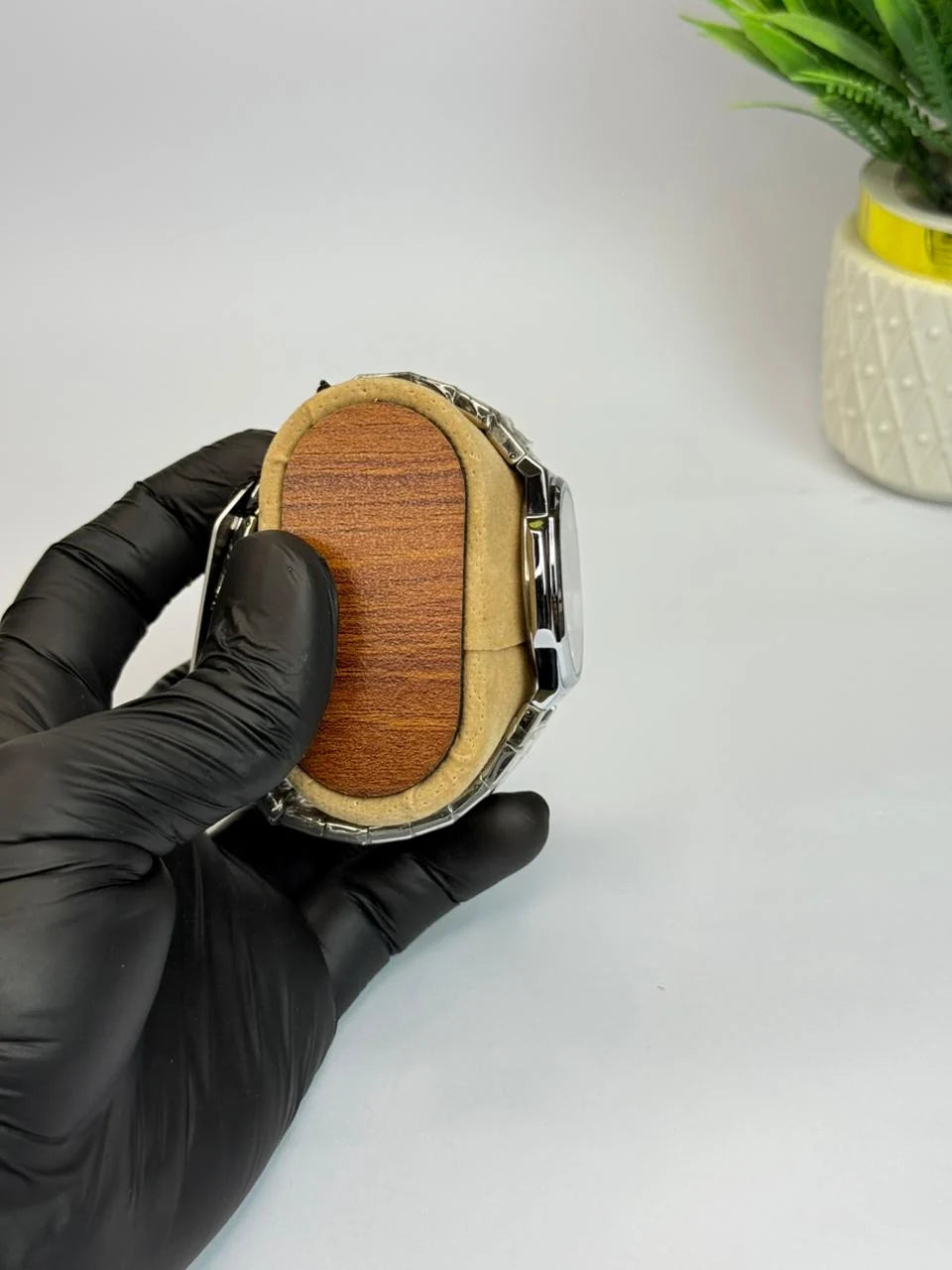 Honmin Watch with blue dail And water Resistance