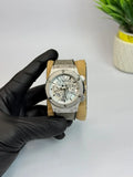 Hublot white scelton with gray strap